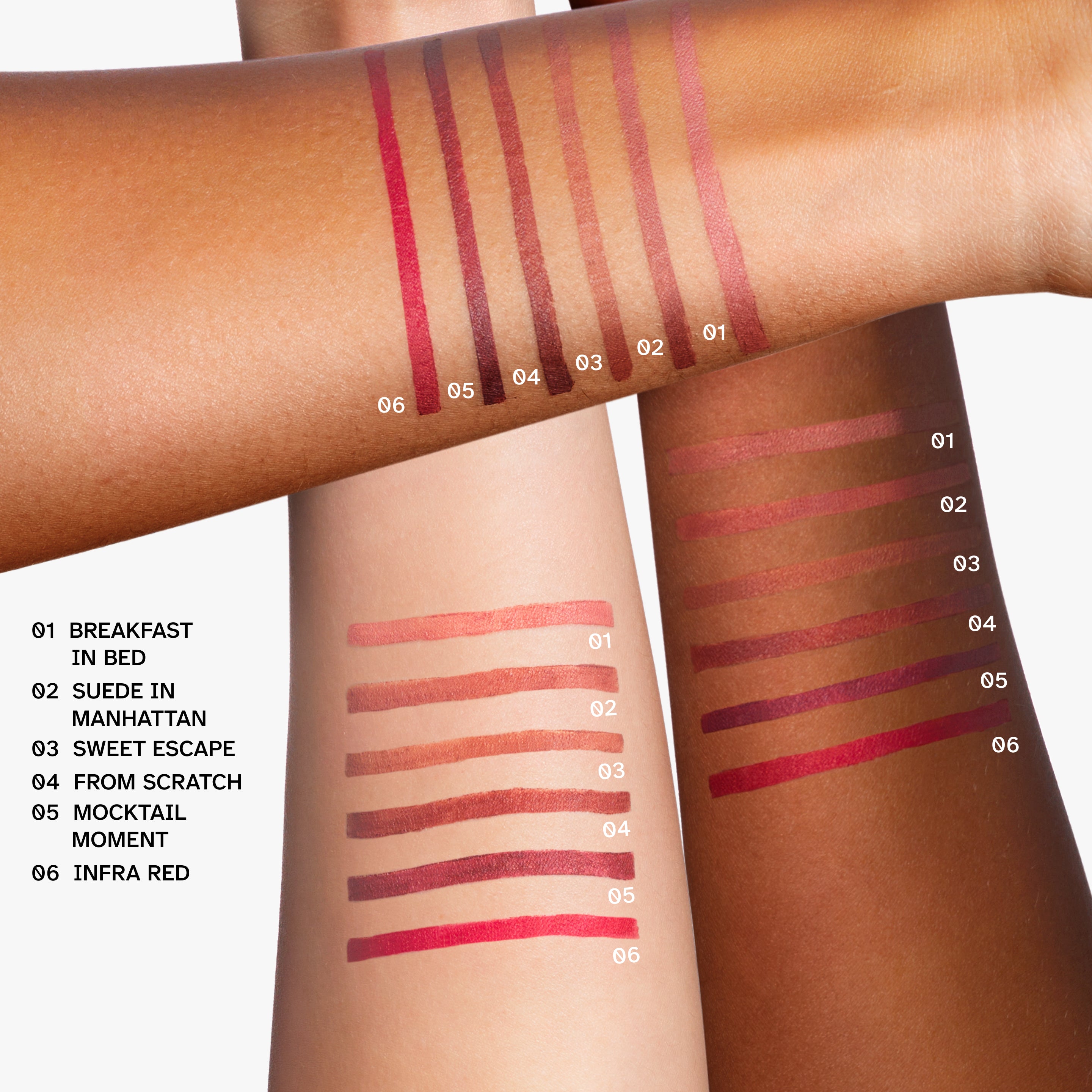 The Easy Way Lip Liner Set - All Six Shades