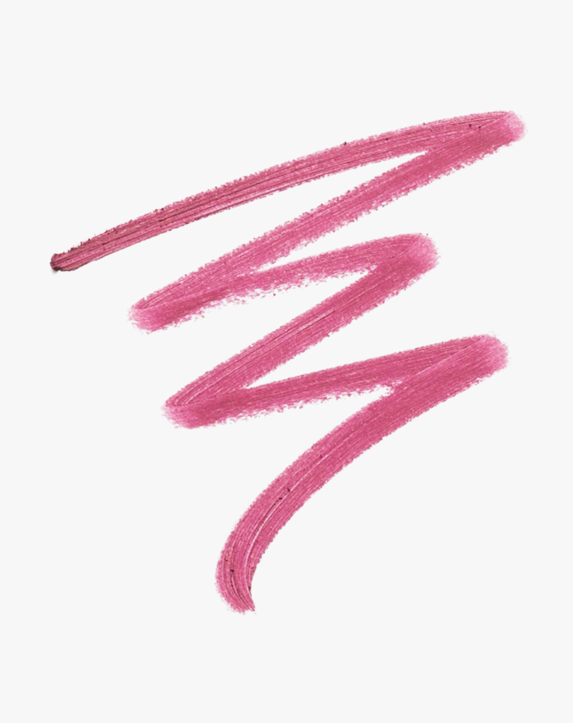 Rich berry mauve lip liner swatch on a white background