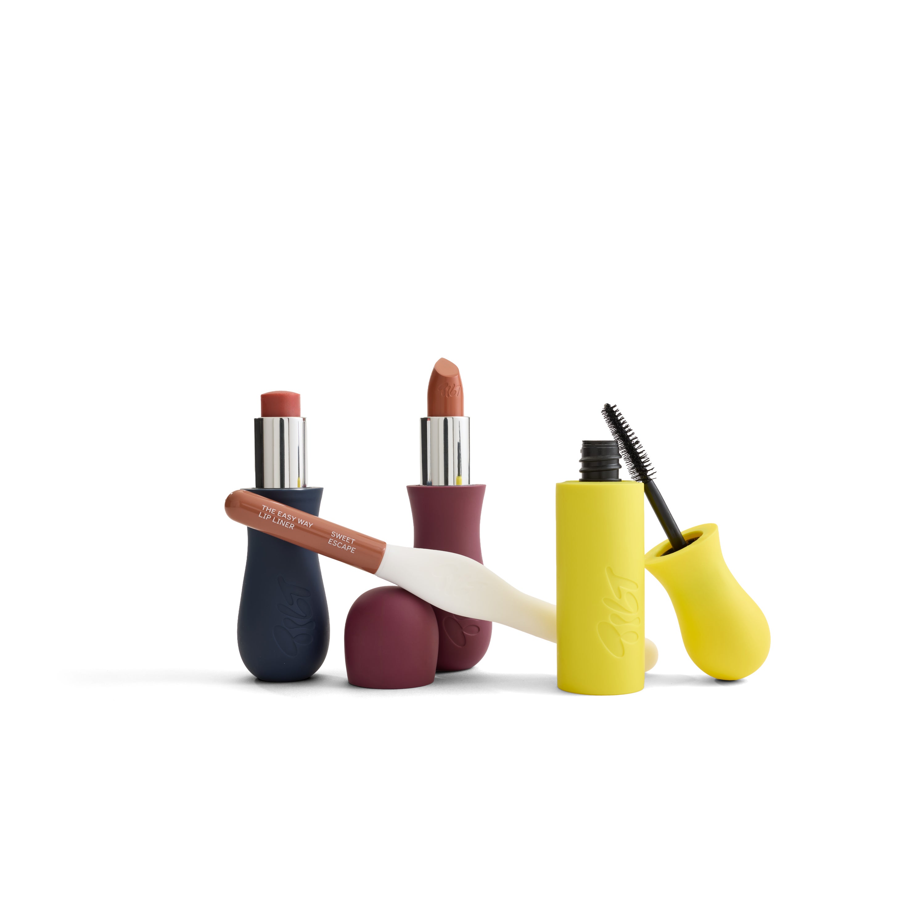 The Essentials Edit - Lip Balm, Lip Liner, Lipstick, and Mascara + <br> FREE Clutch